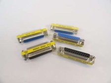 DB25 Serial Port 25 Pin Gender Changer Connectors Female to Female LOT OF 5