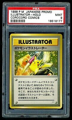 The Holy Grail Pikachu Illustrator Psa 9 Mint Most Valuable Pokemon Card Ebay