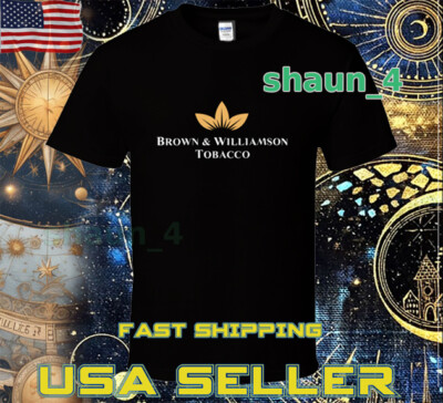 NEW SHIRT BROWN AND WILLIAMSON TOBACCO LOGO UNISEX T-SHIRT FUNNY SIZE S TO 5XL