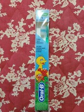 SESAME STREET Oral-B Childs Toothbrush 5 SOFT Vintage 2000 NIP Big Bird, Elmo