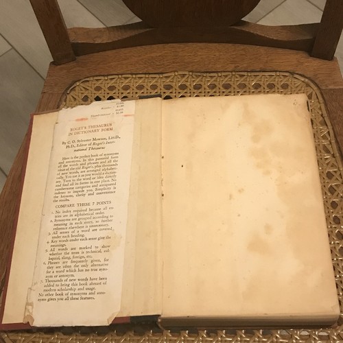 Roget’s Thesaurus of the English Language in Dictionary Form, C.O. MAWSON 1940 - Picture 4 of 12