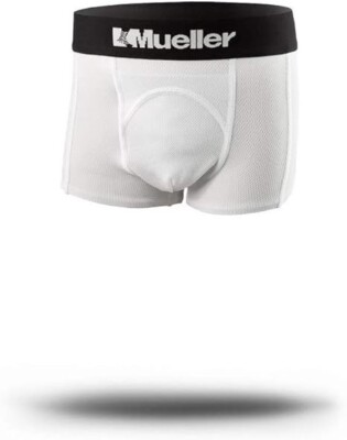 MUELLER flex shield antimicrobial tagless compression support shorts-2XL