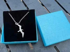Taylor Swift 1989 Seagull Pendant Necklace NEW in Blue Gift Box Hypoallergenic