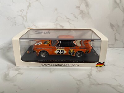Spark 1:43 BMW 3.0 CSL No.29 N. Lauda Winner 24 Hours Nürburgring 1973 SG004