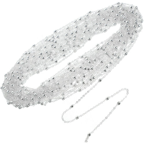  Herrajes de latón collar cadena de bolas accesorios horquilla - Imagen 1 de 16