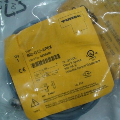 1PC New Turck Bi2-G12-AP6X 4635400 Proximity switch sensor Free Shipping