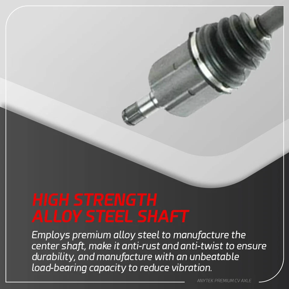 Передний правый вал оси CV для VW Golf 2005-2018 Jetta Rabbit 2010-2018 годов выпуска с автоматической коробкой передач - Изображение 4 из 4