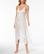 NWD Linea Donatella Keepsake Lace-Trim Nightgown White S