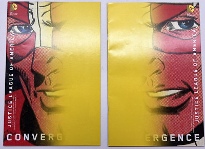CONVERGENCE JUSTICE LEAGUE OF AMERICA ISSUE #1 & #2 CHIP KIDD VARIANT DC Comics