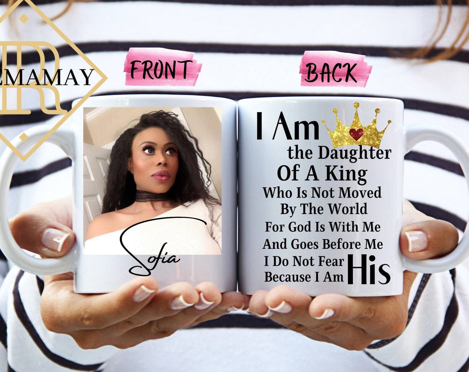 Photo Mug Large Coffee Mug Picture Mug Christian Mugs Custom Photo Mug Big Mug I