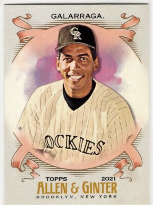 2021 Topps Allen & Ginter Baseball Andres Galarraga No. 276 Colorado Rockies
