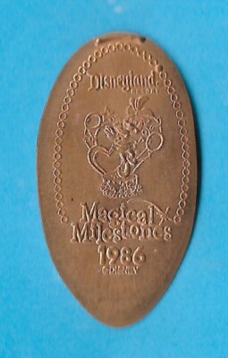 1986 TOTALLY MINNIE PARADE FLOAT DEBUTS DL 50th PRESSED COPPER PENNY DISNEY