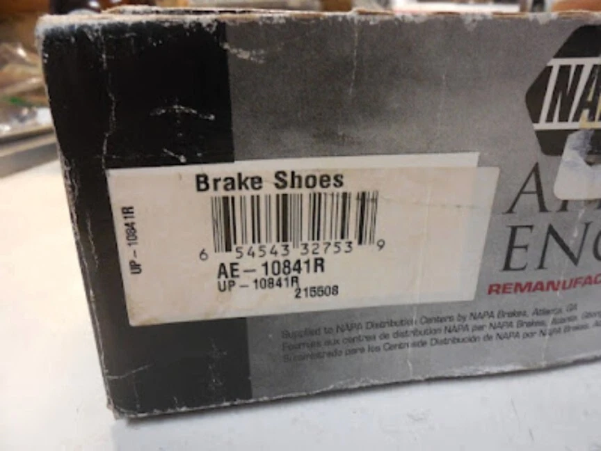 Zapatas de freno NAPA - traseras, ultra premium UP-10841R para caravana Foto 2 de 2