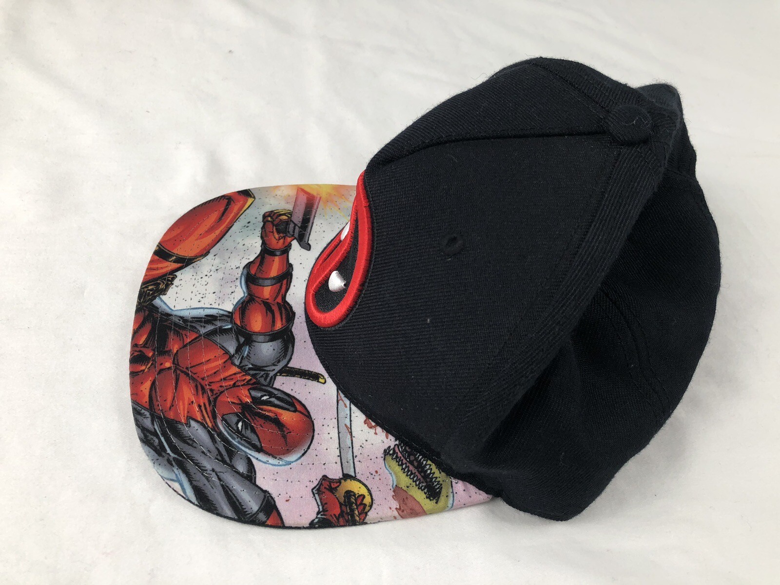 Authentic MARVEL COMICS DEADPOOL LOGO CAP Bioworl… - image 2