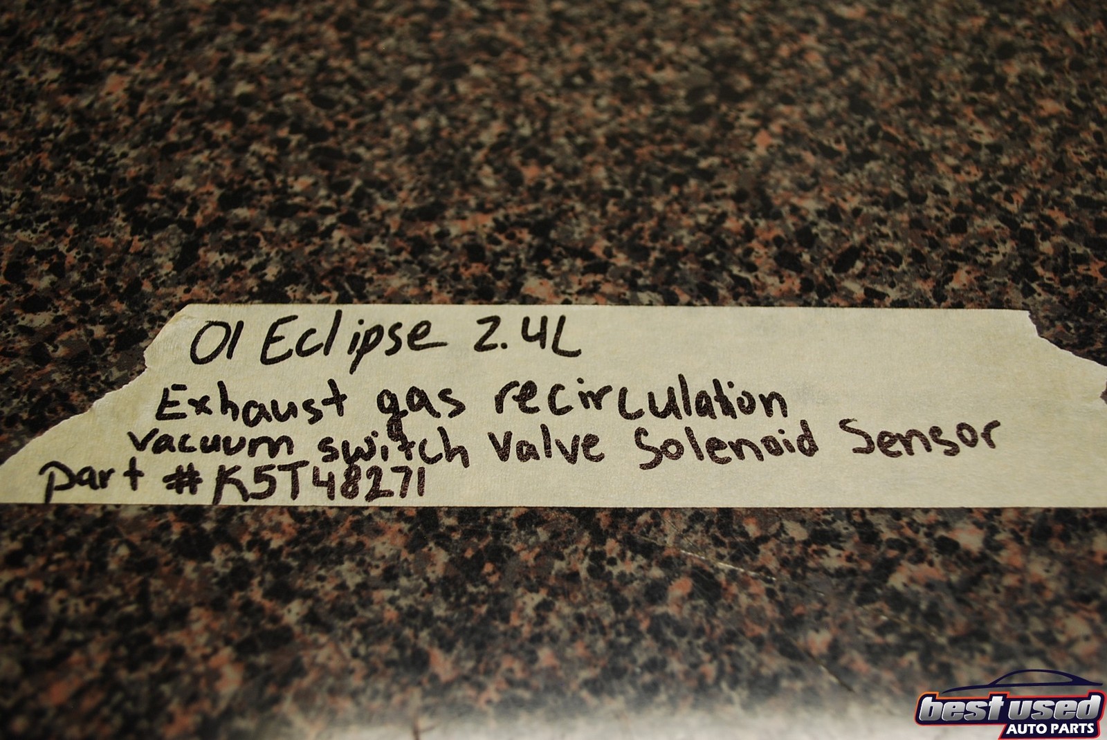 2001 MITSUBISHI ECLIPSE 2.4L MANUAL EXHAUST GAS RECIRCULATION SOLENOID