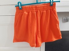  SHEIN  Orange Shorts And Bra Top Set Size XS Excellent Condition 