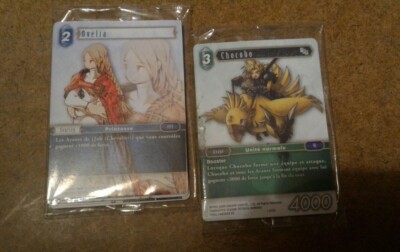 Set 2 BOOSTER ff Final Fantasy - NEU FR VF Französisch Ovlevia Chocobo Karte