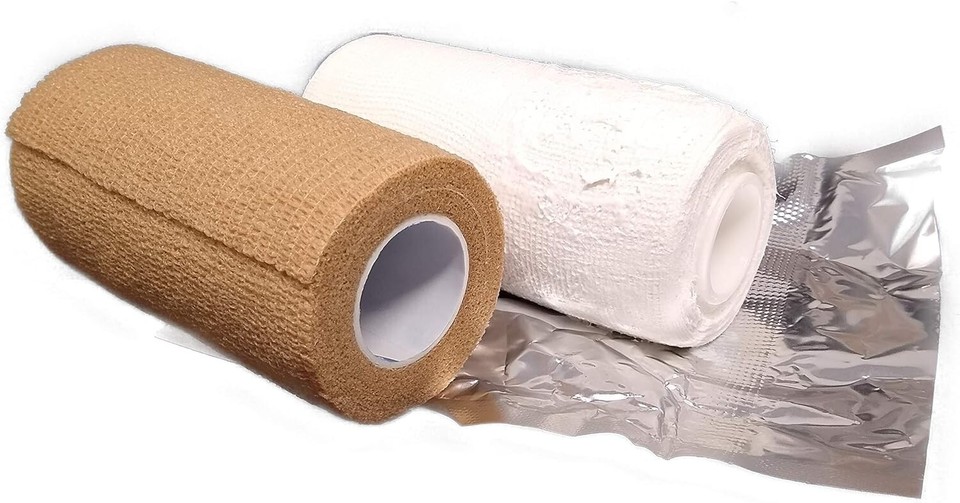 4" Unna Boot Bandage Gauze Dressing with Zinc Oxide [4” x 10 Yards