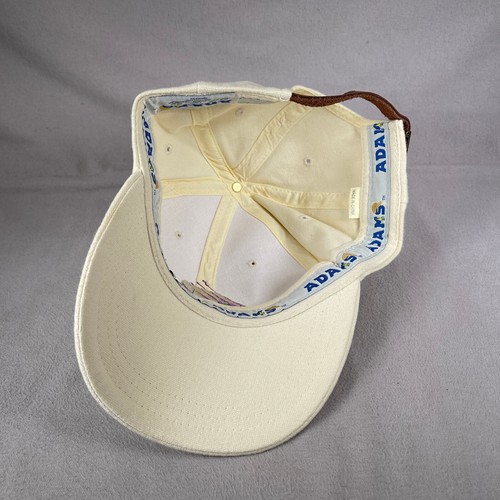 Gorra American Interiors Para Hombre Talla Única Beige Cuero Correa Gorra Adams De Colección MCM - Imagen 7 de 11