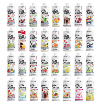 Low Carb Vital Drink Mineraldrink Getränke Sirup Best Body Nutrition Konzentrat