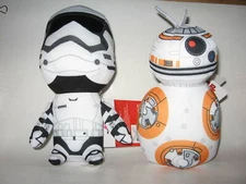 Kohls Cares Disney Star Wars BB-8 and StormTrooper Stuffed Toy New 