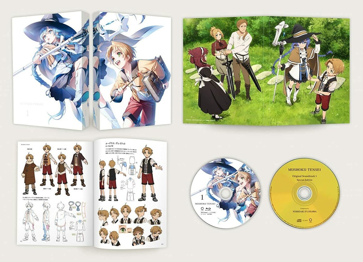Mushoku Tensei Vol.1 2 3 4 First Limited Edition Blu-ray +