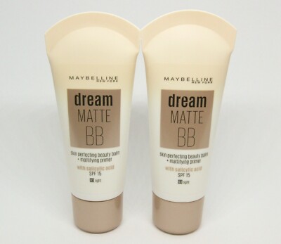 2 x MAYBELLINE dream MATTE BB primer 03 light