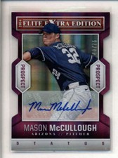 MASON MCCULLOUGH 2014 ELITE EXTRA EDITION STATUS PURPLE AUTO #40/75 AN1455