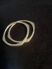 Ippolita Sterling Silver Hammered Signature Bangle 2 Bracelets