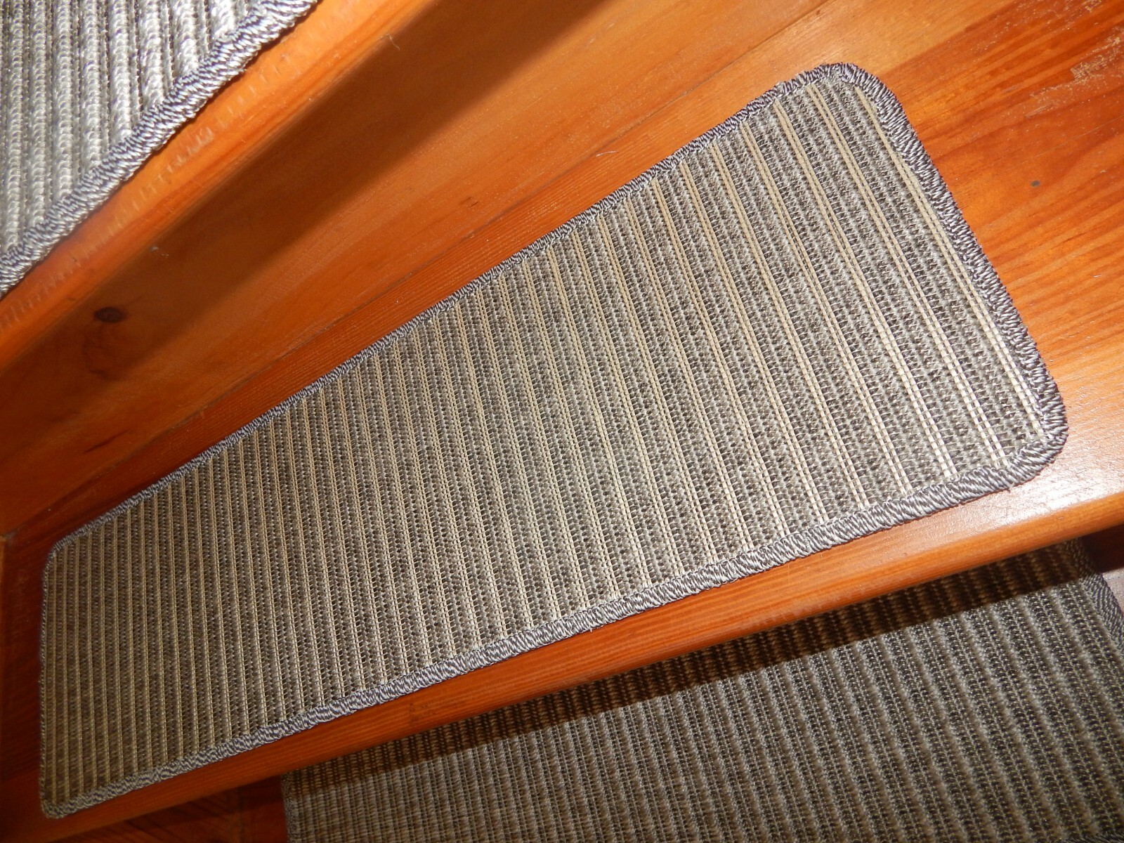13 STEPS 9" X 30" + LANDING 30" X 30" 50 WOOL 50 SISAL Carpet Stair Treads. eBay