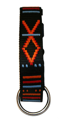 Karlie Tonka Nylon Hunde Halsband XL 55 - 75 cm x 38mm schwarz mit Zugentlastung
