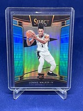 LONNIE WALKER IV 2018-19 PANINI SELECT CONCOURSE BLUE PRIZM RC #D 158/299