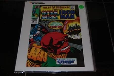 TALES OF SUSPENSE 90 PRODUCTION ART COVER! RARE CAPTAIN AMERICA RED SKULL COVER!
