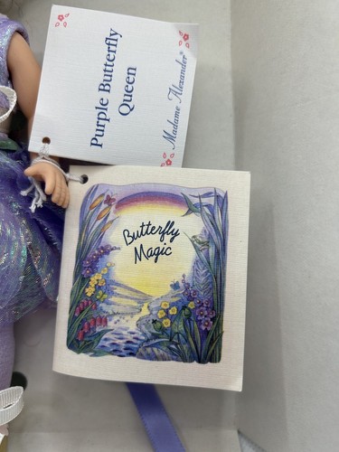 Splendid Madame Alexander Doll, Purple Butterfly Queen 25670, NIB w/Tag & Card - Picture 3 of 7