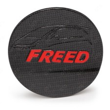 Body Trim Side Fuel Tank Cap Cover Black Red Matte Fit For Honda Freed BlackCreo