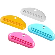 Plastic Tube Squeezer Toothpaste Dispenser Holder Rolling Bathroom Extract