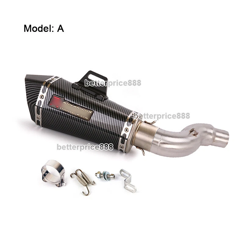 Silenciador de tubo de escape de enlace medio con DB Killer para motocicleta Honda CTX700 Foto 3 de 4