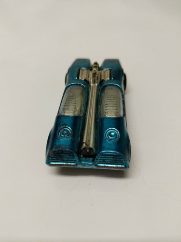 Hot Wheels Redline Splittin' Image 1968 Aqua White Inter Made in United States - Picture 3 of 7