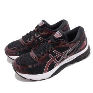 asics gel nimbus 21 black classic red
