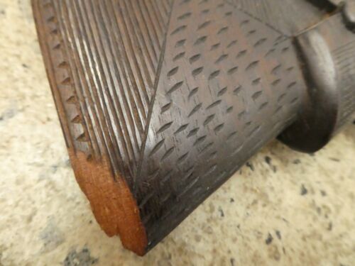 FIJIAN PACIFIC ISLAND OCEANIC CARVED SOUVENIR WAR CLUB GUGU FINE DETAIL CARVING - Picture 5 of 22