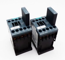 2x Siemens Sirius 3RH2140-1BB40 E:06 Auxiliary Contactor + 3RT2916-1BB00 E:01 -used-