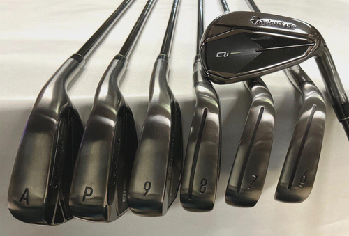 TAYLORMADE Qi GUNMETAL IRON SET 5-PW,AW / KBS MAX MT 85 BLACK REGULAR FLEX STEEL