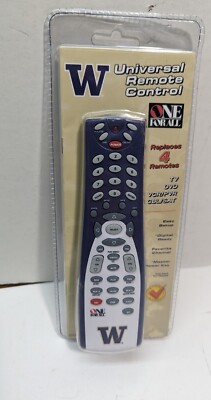 U. Washington College Universal Remote Control by One For All TV DVD VCR PVR SAT