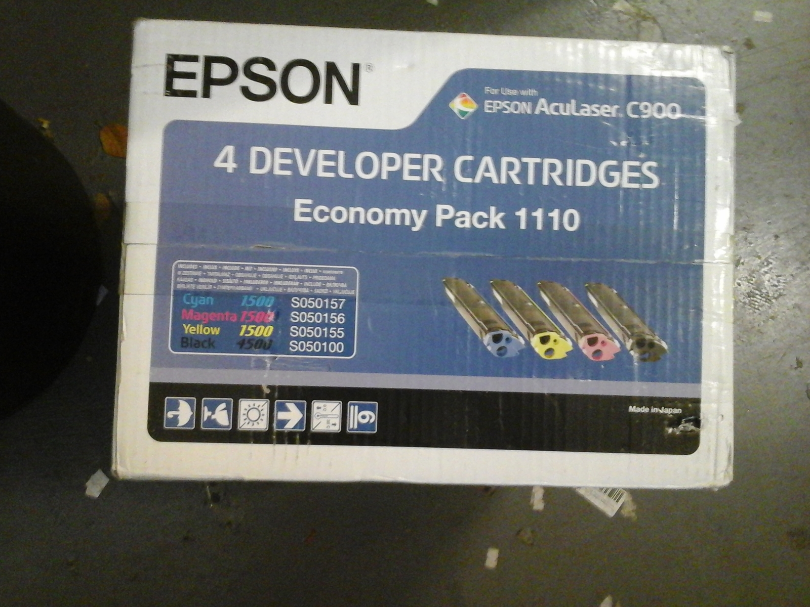Genuine Epson Economy Pack For AcuLaser C13S051110 - 4 X Laser Toner CMYK A-