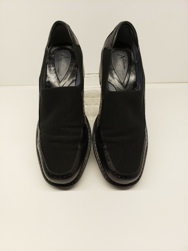 CLARKS Artisan Women's Shoe Slip On Size US 8.5 Black Loafer Preowned - Picture 4 of 11