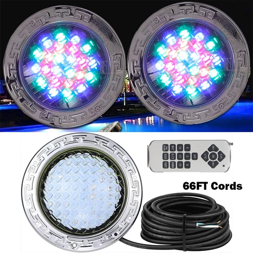 54W SPA LED Swimming Pool Light 12V 66FT! Cord MULTICOLOR RGB 50,000+hours - Picture 2 of 25