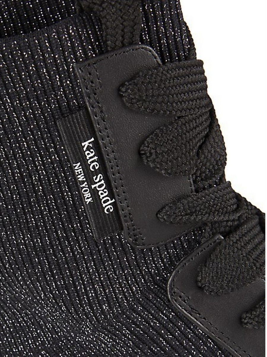 kate spade new york◇Merritt Pearl Lug Booties/レースアップブーツ