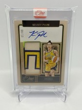 2025 Panini WNBA One & One Kelsey Plum Gold Patch Auto /10