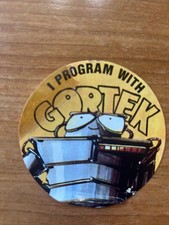 1982 Commodore I Program with Gortek Sticker 3" Robot slightly torn