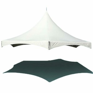 20ft Replacement Canopy Top White For Hex High Peak Tent Event Party Used
